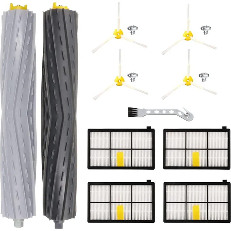 MSM Saugroboter Zubehör-Set, Ersatzteile Bürsten und Filter für iRobot Roomba 800 900 Serie, passend für Modelle 860, 865, 866, 870, 871, 875, 876, 880, 886, 896, 960, 966, 971, 976, 980, 981
