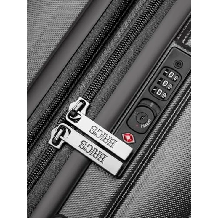 Brics Cervia 2.0, Hartschalenkoffer Trolley L 77 cm mit Dehnfalte, 4 Rollen, Grau, (107 l) – Bild 4