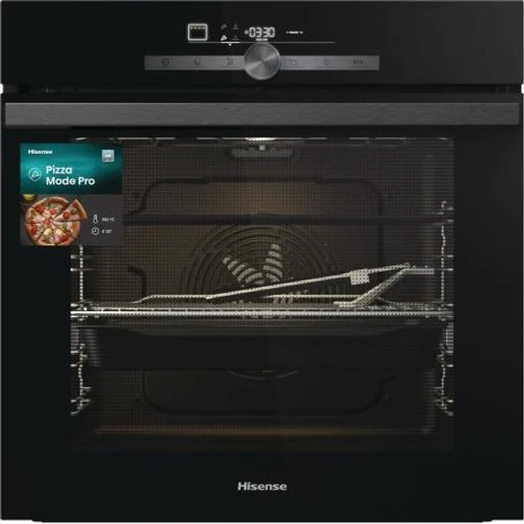 Hisense BI350BGPZ Einbaubackofen, 77 l, 3500 W, A+, Schwarz, mit Umluft, Grill und Selbstreinigungsfunktion – Bild 1