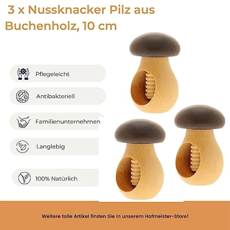 Nussknacker Pilz, mit Schraubgewinde – Bild 3