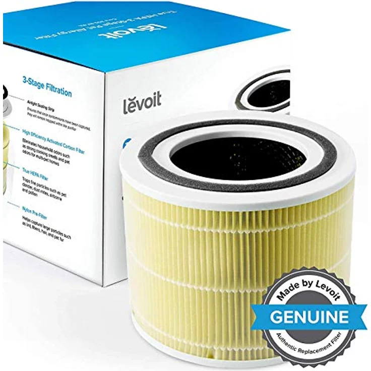 LEVOIT Core 300 und Core 300S Ersatzfilter gegen Gerüche von Haustier und Küche, H13 HEPA Filter, hocheffizienter Aktivkohlefilter und Vorfilter, für Tierbesitzer Raucher Allergiker – Bild 2