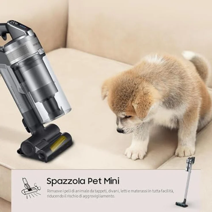 Samsung Jet 75 Complete Handstaubsauger VS20B75ACR5/WA, kabellos mit 200 Watt Saugkraft, 60 Minuten Akkulaufzeit, weiß – Bild 9