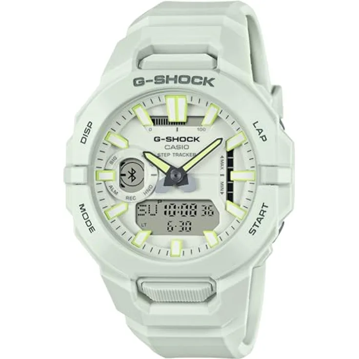 Casio GBA-950-7AER, G-SHOCK Sportuhr mit Bluetooth, Kalender, Schrittzähler, grau