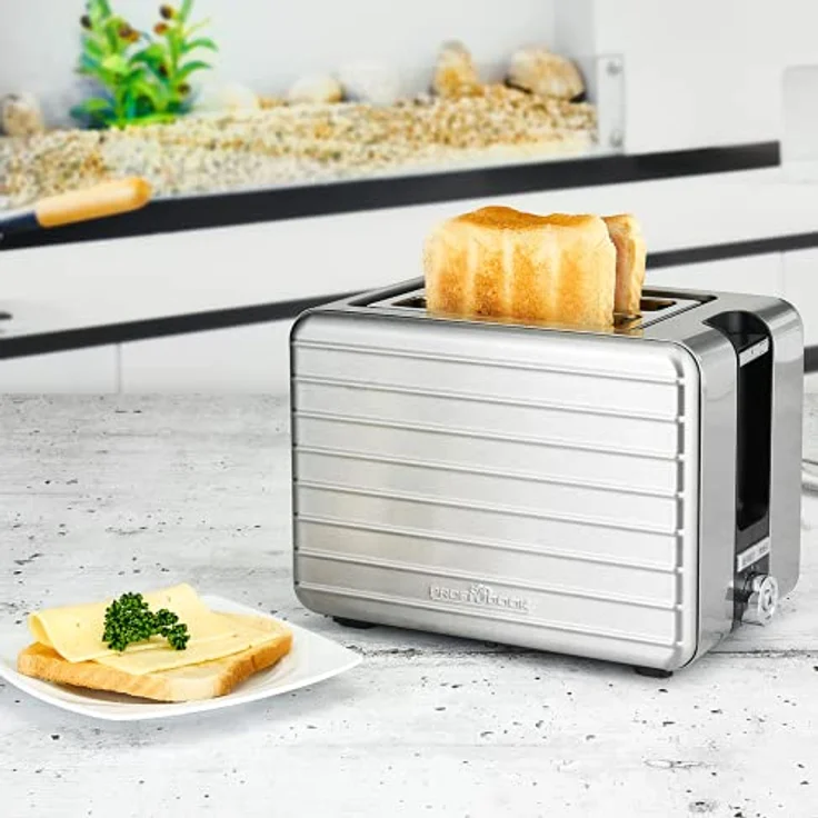 ProfiCook PC-TAZ 1110 Toaster Zangentoaster, 18-8 Edelstahl, Inox – Bild 5
