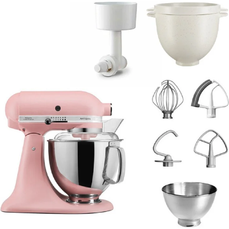 KitchenAid Küchenmaschine Artisan 5KSM175 - Brotbackset mit Getreidemühle