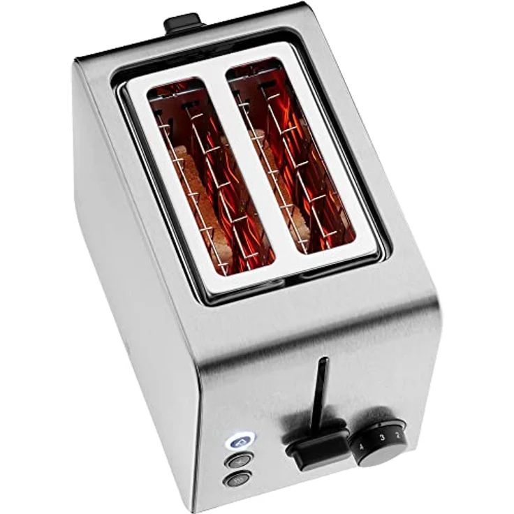 WMF 0414210011 Stelio 2-Schlitz-Toaster, 1050 Watt, inkl. Brötchenaufsatz, Bräunungskontrolle, edelstahl – Bild 6