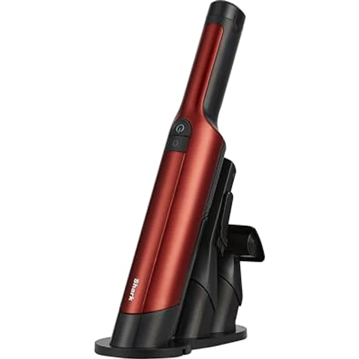 Shark WandVac 2.0 kabelloser Mini Handstaubsauger, klein und leicht, leistungsstarker Akku Handstaubsauger mit Boost-Modus, Tier- und Staub-/Fugendüsen, Ladestation, Orangerot WV270EUSB – Bild 1