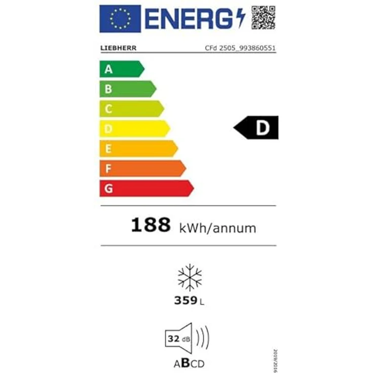 Liebherr CFd2505 Gefriertruhe, freistehend,, Energieklasse D – Bild 3