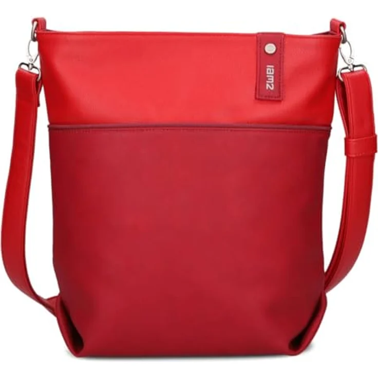 Zwei Umhängetasche J12 (Set, 2-tlg) Cherry - Modische Umhängetasche mit Kosmetiktasche und viel Stauraum – Bild 3