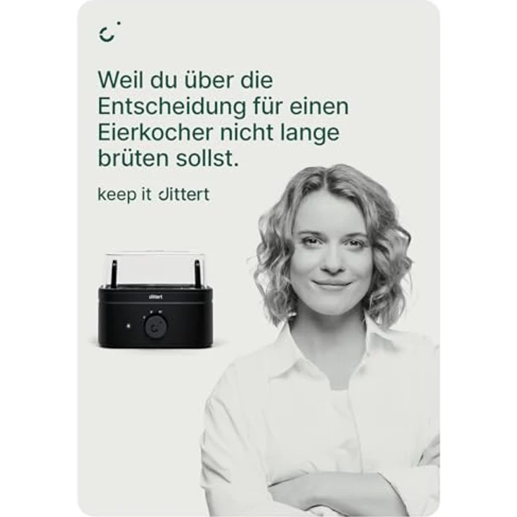 Dittert EB001B-00 Serie One Eierkocher für 6 Eier, schwarz, versandkostenfrei – Bild 6