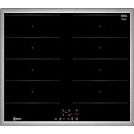 Neff N 50, Induktionskochfeld, 60 cm, herdgesteuert, Schwarz, Mit Rahmen aufliegend, M66SBX1L0, Kochfeld, Schwarz