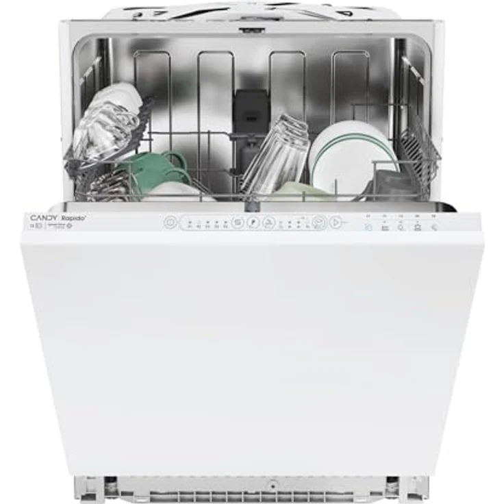 Candy CI 3E9E0W, Vollintegrierbarer Geschirrspüler für 13 Maßgedecke, Geräuschpegel 49 dB, Energieeffizienzklasse E – Bild 8