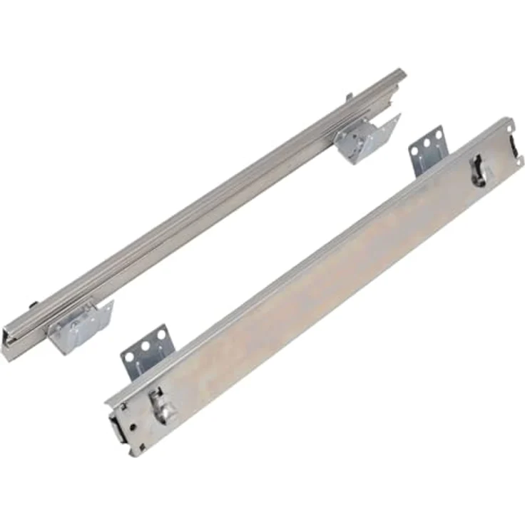 vidaXL Geschirrständer Küchen-Drahtkörbe 2 Stk Ausziehbar Silbern 45 cm, Robustes poliertes verchromtes Stahlmaterial, Vollständig ausziehbar, Viel Stauraum – Bild 6