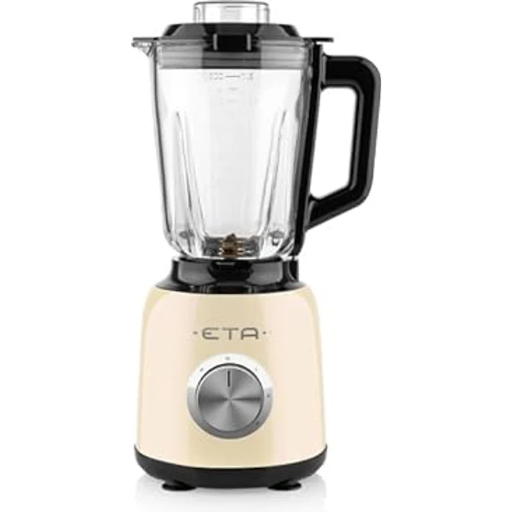 ETA Standmixer Storio I 1 200 Watt | 3 Geschwindigkeiten | 26.000 Umdrehungen/min | 1,5 Liter Gla Behälter | Beige – Bild 2
