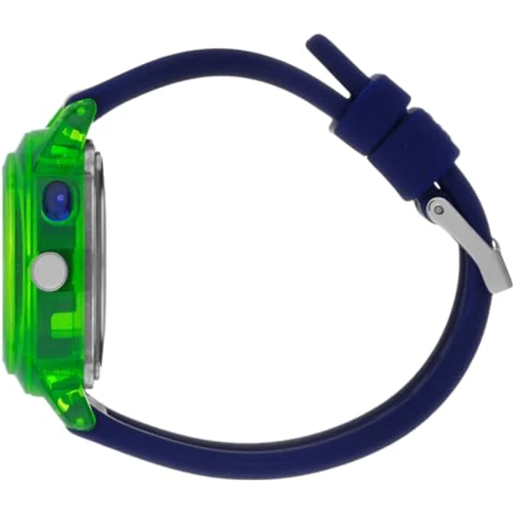 ICE-WATCH Ice Find Dino Uhr 024912, Quarzuhr mit grünem Gehäuse und blauem Zifferblatt, Silikonarmband, wasserdicht bis 3 bar – Bild 4