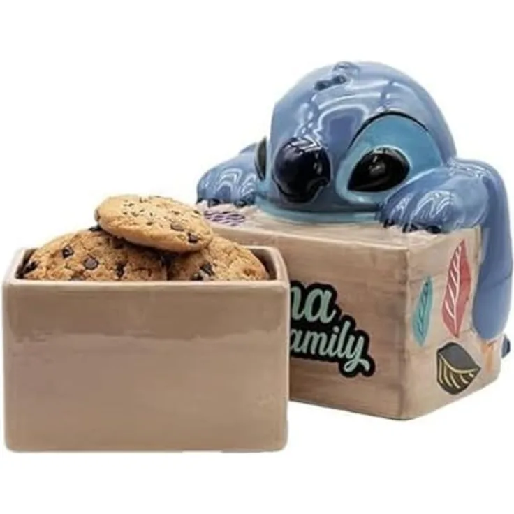 ABYSTYLE Disney - Cookie Jar - Lilo & Stitch - Ohana, Keramik, ca. 22 cmx19,5 cmx23,5 cm