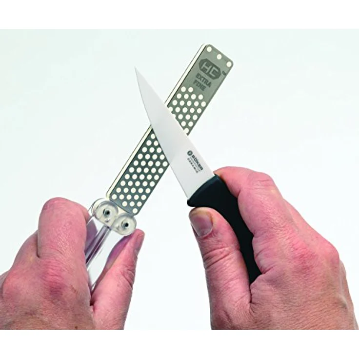 DMT Diafold®-Schärfstein doppelseitig, mit feiner/extrafeiner Hardcoat™-Oberfläche, speziell für Keramikmesser, 1 Stück, FWMEF-H, 24,1 x 12,7 x 8,3 cm – Bild 2