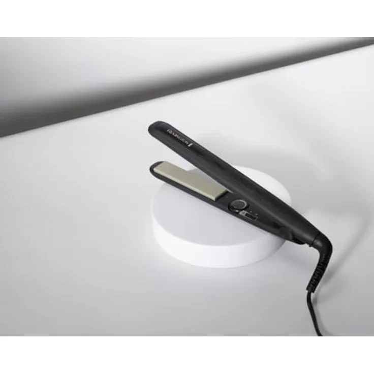 Remington Glätteisen Ceramic Straight (4-facher Schutz: antistatische Keramik-Turmalin-Beschichtung - gleichmäßige Wärmeverteilung, geringere statische Aufladung & seidiger Glanz) Haarglätter S3500 – Bild 2