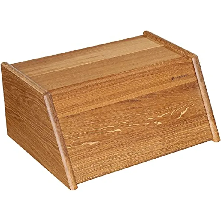 Zassenhaus Brotkasten Montana aus Eichenholz in der Farbe Braun, Maße: 40cm x 30cm x 18cm, 065053
