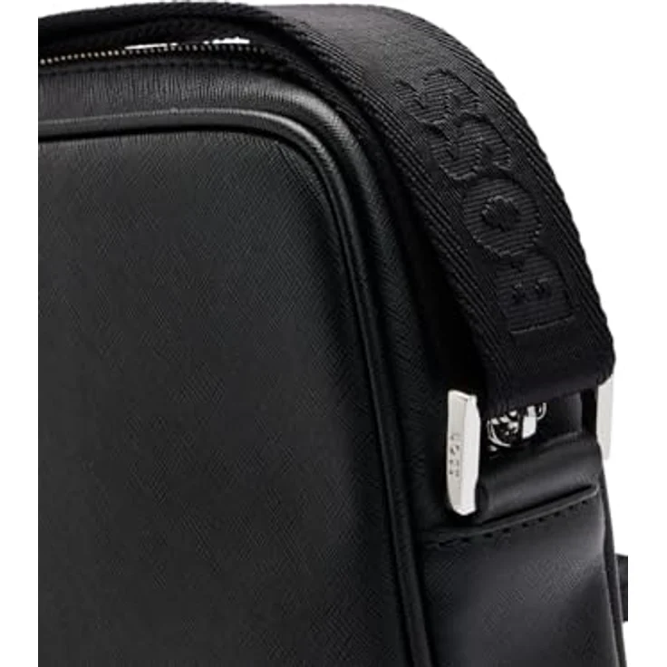 BOSS Umhängetasche Zair Ns Zip - Leder 21 cm, schwarz – Bild 5