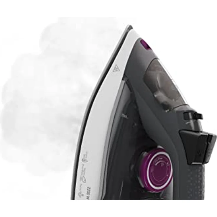 Grundig SI 4850 Dampfbügeleisen, Grau-Weiß-Violett – Bild 4