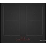 Bosch PVQ61CHB1E Serie 6 Induktionskochfeld 60 cm, Matt Schwarz - 5x weniger sichtbare Kratzer, Power Boost, automatische Dunstabzugaktivierung, Combi Zone für großes Kochgeschirr