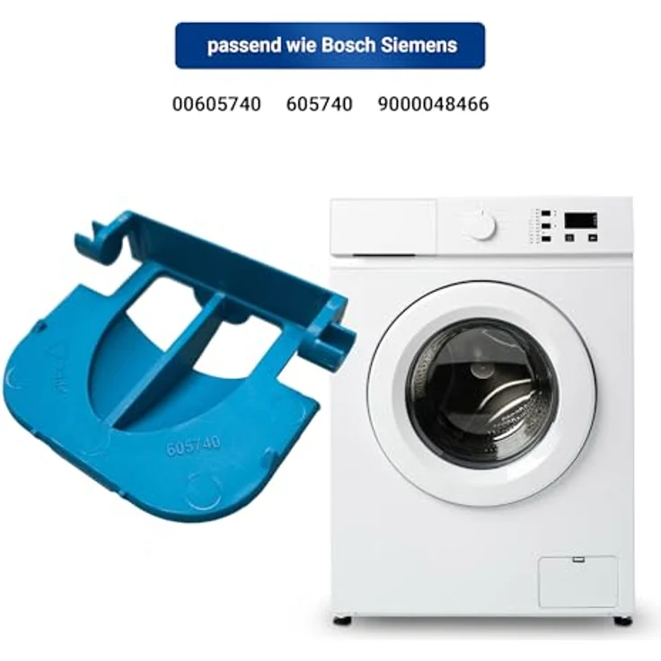 VIOKS Waschmittel Dosierhilfe Ersatz für Bosch 00605740, Flüssigwaschmitteleinsatz mit 50-200 ml Markierungen, blau – Bild 3