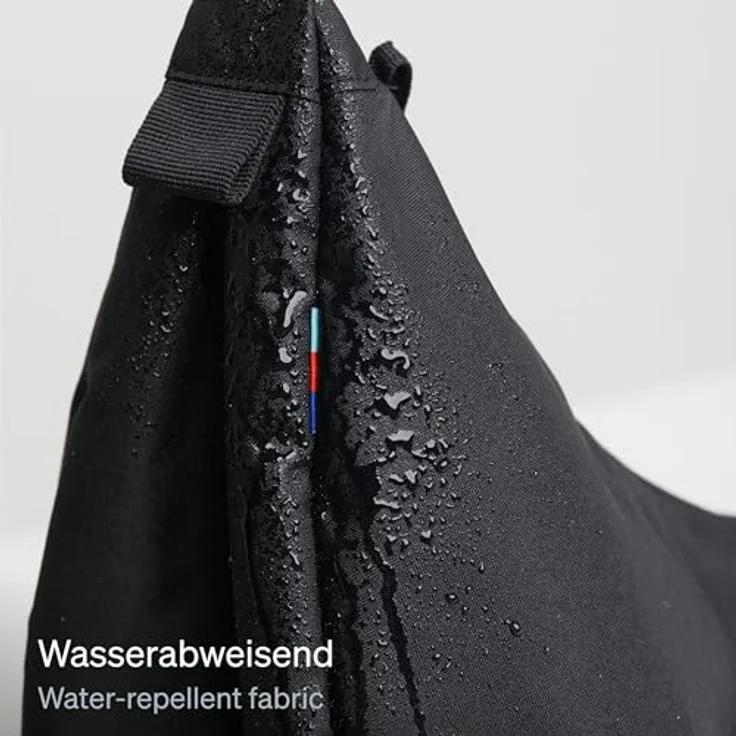 Got Bag Umhängetasche, Moon Bag L - Schwarz, wasserabweisend, recyceltes Polyester, 12l Volume – Bild 3