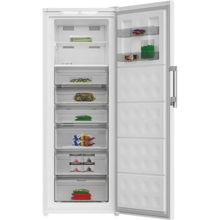 Bauknecht GKN WC19170D Gefrierschrank, 6 Gefrierschubladen, No Frost-Funktion, Supergefrier-Funktion, LED-Innenbeleuchtung, 70 x 191,2 x 81,3 cm, weiß – Bild 1