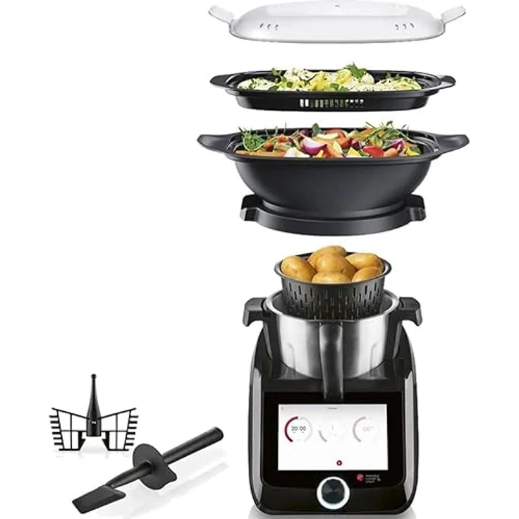SilverCrest Monsieur Cuisine smart SKMS 1200 C1, Küchenmaschine mit 1200 W, 3 l Schüssel und WLAN-Funktion – Bild 6