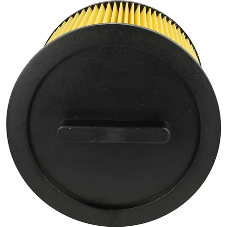 VHBW 4x Faltenfilter kompatibel mit Thomas Inox 1250s, 1445s, 1520 Plus, 1530, 1220, 1243 – Patronenfilter, Gelb Schwarz, abwaschbar, Set von 4 – Bild 9