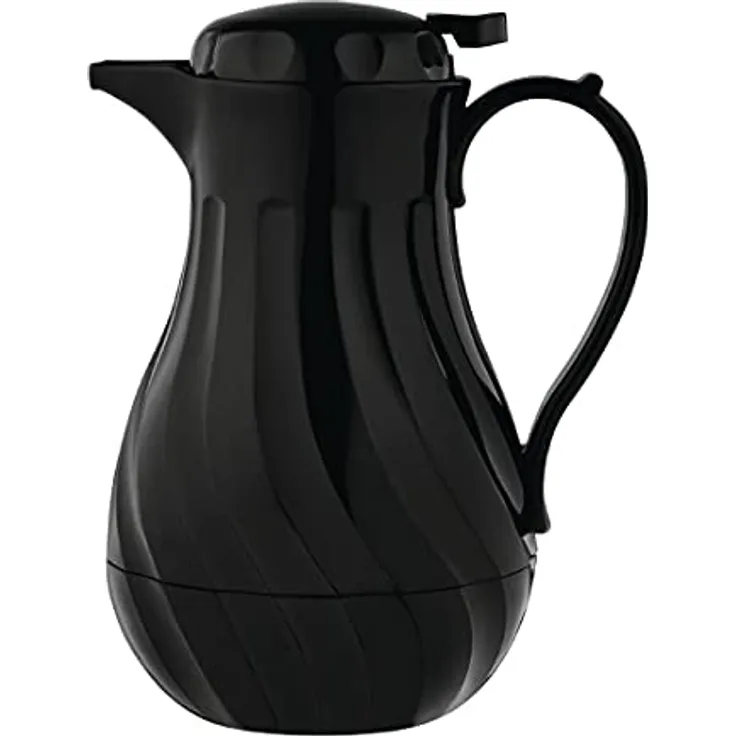 Olympia GL970 Swirl Isolierkanne, Schwarz, 2L