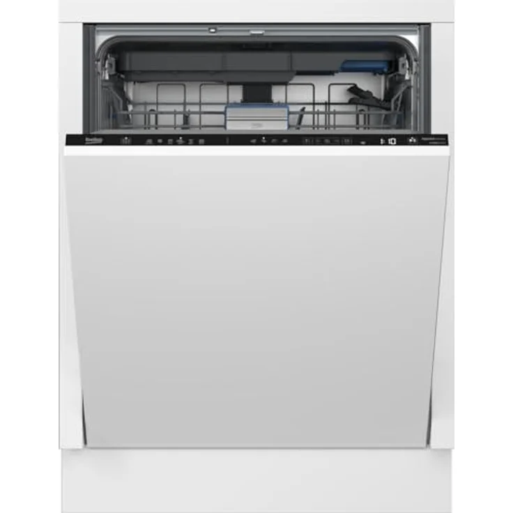 Beko BDIN36541P, Voll integrierter Geschirrspüler mit 15 Maßgedecken, SensorAdapt, flexibler Besteckschublade, Touchsteuerung, Schwarz – Bild 1