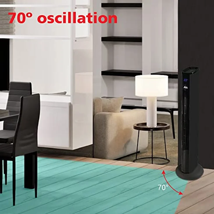 Solis Easy Breezy (Typ 757), Ventilator, Schwarz – Bild 6