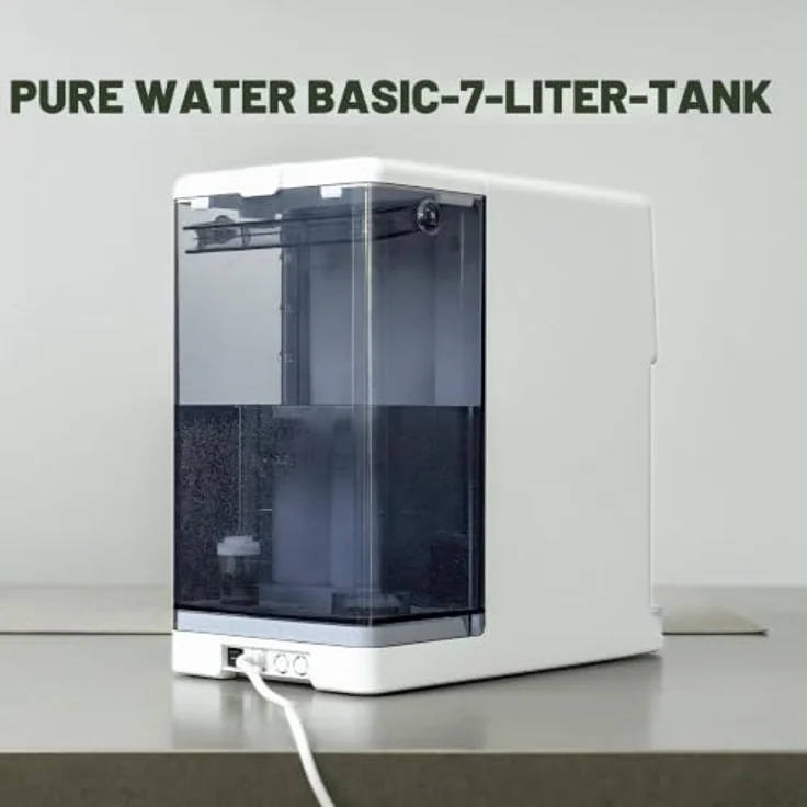 Health Rise Pure Water Basic, Umkehrosmose Wasserfilter mit 7 Liter Tank und Heißwasserfunktion für Haushalt und Büro – Bild 4
