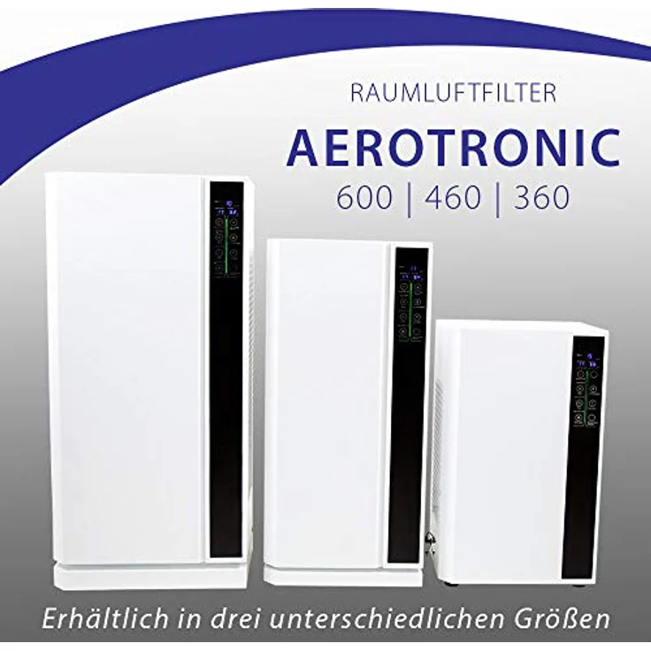 CASAdA health & beauty Aerotronic 600 Luftreiniger wieder lieferbar - entfernt bis zu 99,9% Viren, Aerosole, Pollen, Staub uvm. / bis zu 7-Filter/Ionen-,LED-UV-,Plasma-,Aktivkohle-Komifilter – Bild 2
