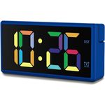 Hama Ibiza, Digitaler Wecker mit Multicolor-Display, USB-Anschluss und anpassbarer Lautstärke