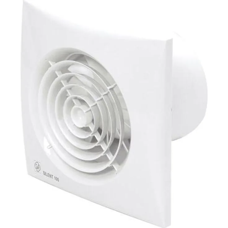 Thermorex THERMEX 200.34.3103.2, Wandbelüftungsventilator, 95 m³/h Luftstrom, Weiss, IP45, energieeffizient mit nur 8 W und leiser Betrieb (27 dB)