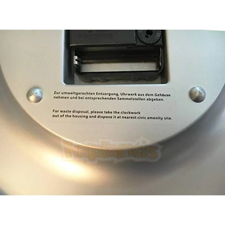 TFA Dostmann Analoge Wanduhr, 60.3017, Quarzuhr mit großen Ziffern, Küchenuhr, modern, tickend, weiß, 28cm – Bild 4