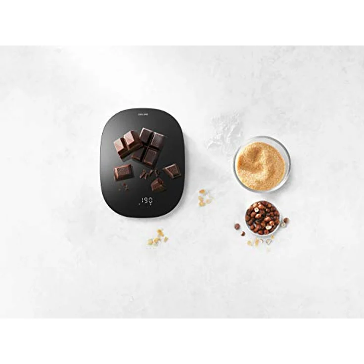 Zwilling Enfinigy Digitale Kuchenwaage, max. Tragkraft 10kg, TARA-Funktion, LCD-Display, schwarz – Bild 2