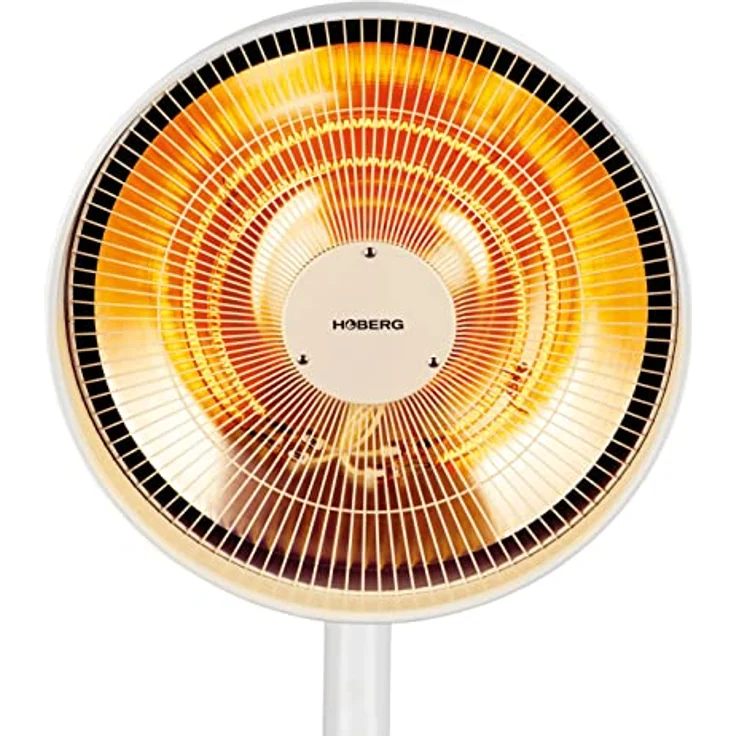 Hoberg Infrarot Heizstrahler mit Carbon-Heizelement 2000 W | Elektrischer Terrassenstrahler mit 3 Heizstufen & Fernbedienung | Schnelles Aufheizen & gezielte Wärme | Für Indoor & Outdoor [IP34] – Bild 5