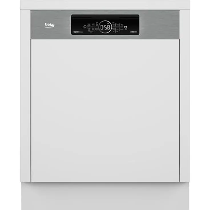 Beko BDSN36561XP Geschirrspüler, 15 Maßgedecke, Watersafe+, HomeWhiz App, Selbsttrocknung, SensorAdapt, flexibel Besteckschublade