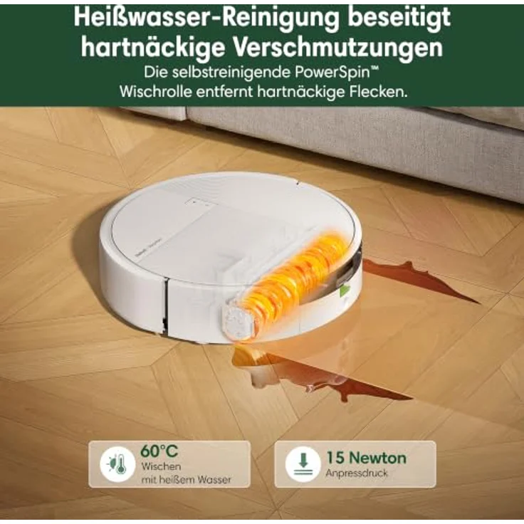 iRobot Roboter Staubsauger Combo 775 - White, 30.000 Pa Saugkraft, automatische Mopp-Reinigung, geeignet für Tierhaushalte – Bild 4