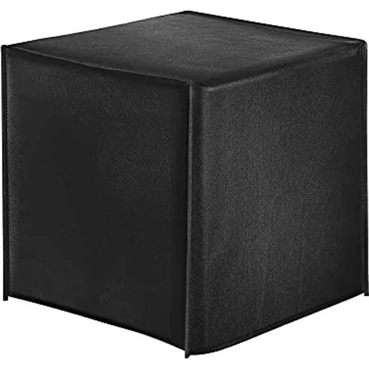 kwmobile Hülle kompatibel mit Thermomix TM5 / TM6 - Küchenmaschine Staubschutz Abdeckhaube - Staubhaube in Schwarz