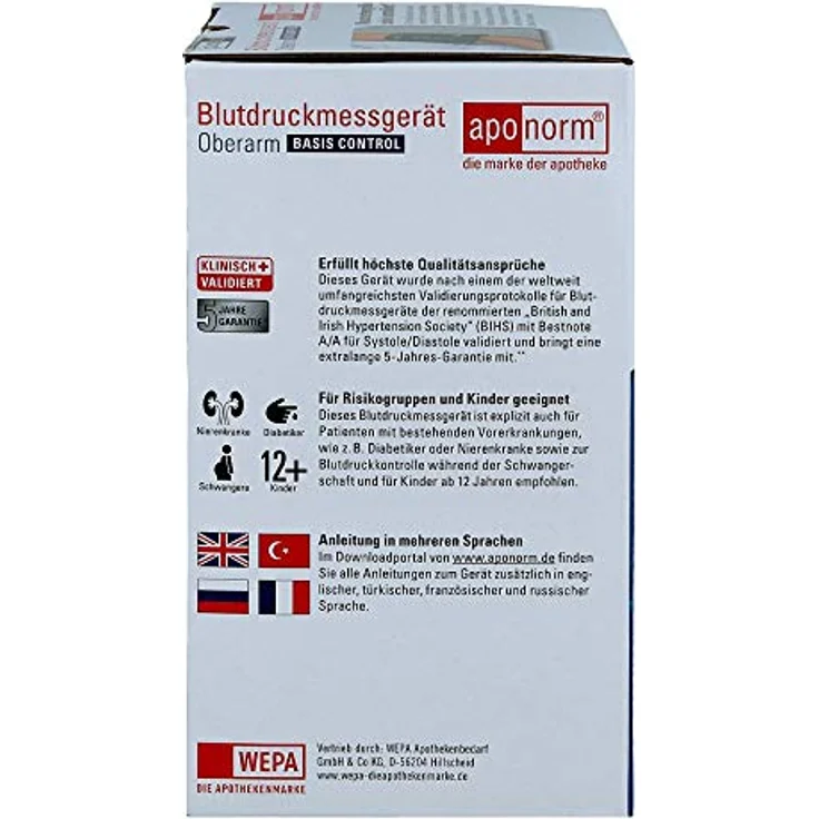 Aponorm Basis Control Blutdruckmessgerät – Bild 3