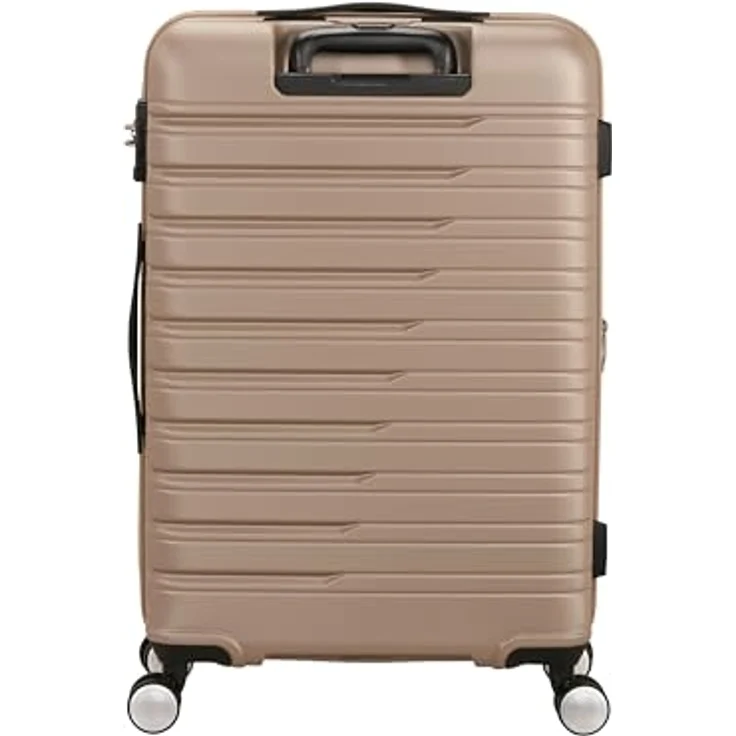 American Tourister Flashline 67 cm Trolley, 4 Rollen, roségold, 100% ABS – Bild 4