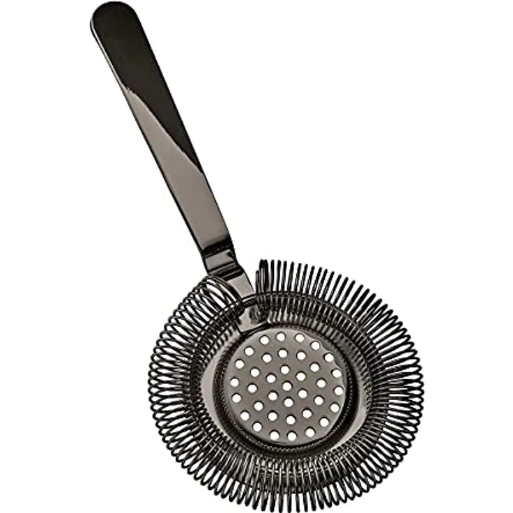 Cocktail Boston Strainer mit Nase Edelstahl 304 - GMB - Gunmetal black
