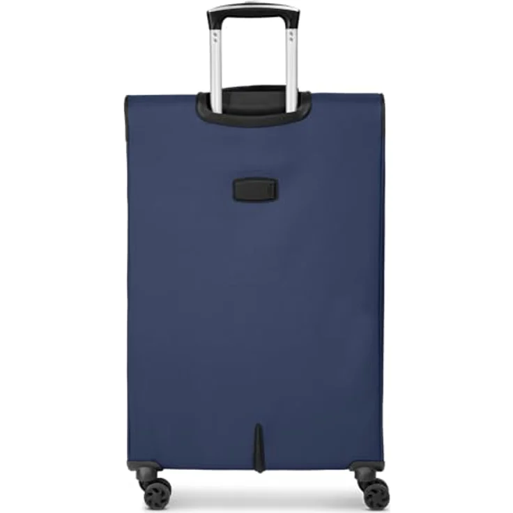 Franky Melbourne 3.0 Koffer L | Trolley Weichgepäck mit 4 Rollen, Hemdenfach, arretierbarer Griff, Dehnfalte, Packriemen, Zahlenschloss, Adressschild | 48 cm x 31 cm x 79 cm - 3.4kg, Navy Blue - Preisvergleich – Bild 4