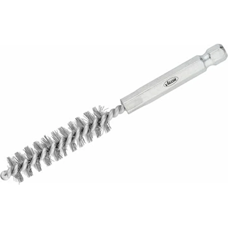 VIGOR Stahlbürste V4646S-11, Stahbürsten-Satz mit 10 Stück, Ø 11 mm – Bild 1