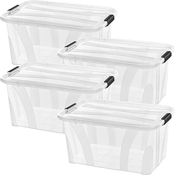 Siena Home Aufbewahrungsbox 14l 4 er Set Anzio